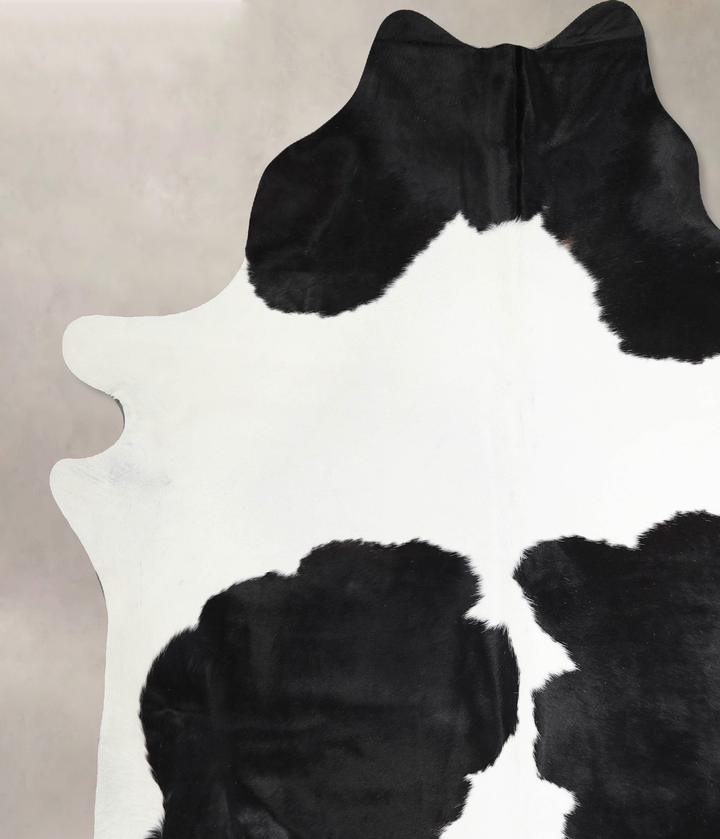Black and White XX-Large Brazilian Cowhide Rug 8'3"H x 7'4"W #A46226 by Hudson Hides