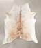 Light Brindle Large Brazilian Cowhide Rug 6'8