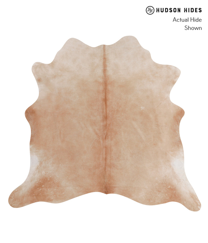 Beige X-Large Brazilian Cowhide Rug 6'2"H x 6'9"W #A4626 by Hudson Hides