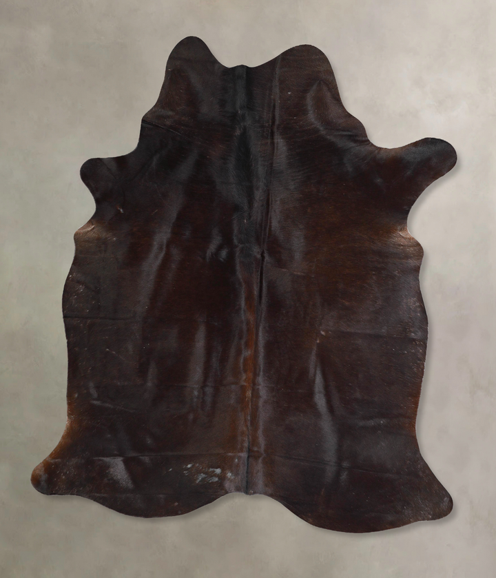Chocolate Large Brazilian Cowhide Rug 6'6"H x 5'4"W #A46275 by Hudson Hides