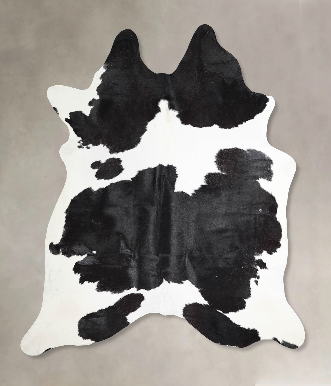 Black and White XX-Large Brazilian Cowhide Rug 7'11"H x 7'0"W #A46285