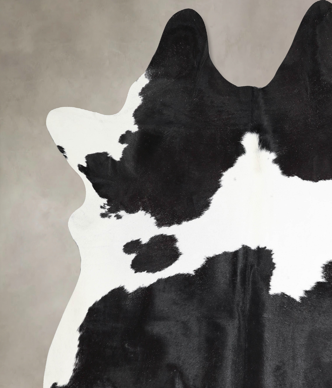 Black and White XX-Large Brazilian Cowhide Rug 7'11"H x 7'0"W #A46285