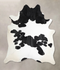 Black and White XX-Large Brazilian Cowhide Rug 8'10