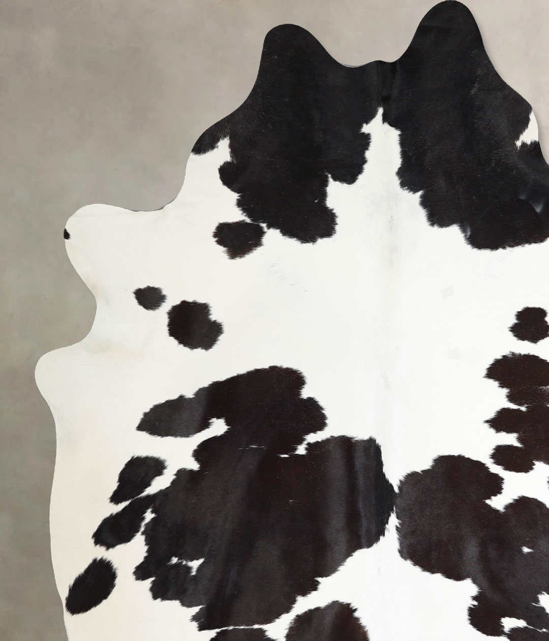 Black and White XX-Large Brazilian Cowhide Rug 8'11"H x 7'6"W #A46301