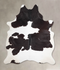 Black and White X-Large Brazilian Cowhide Rug 7'8