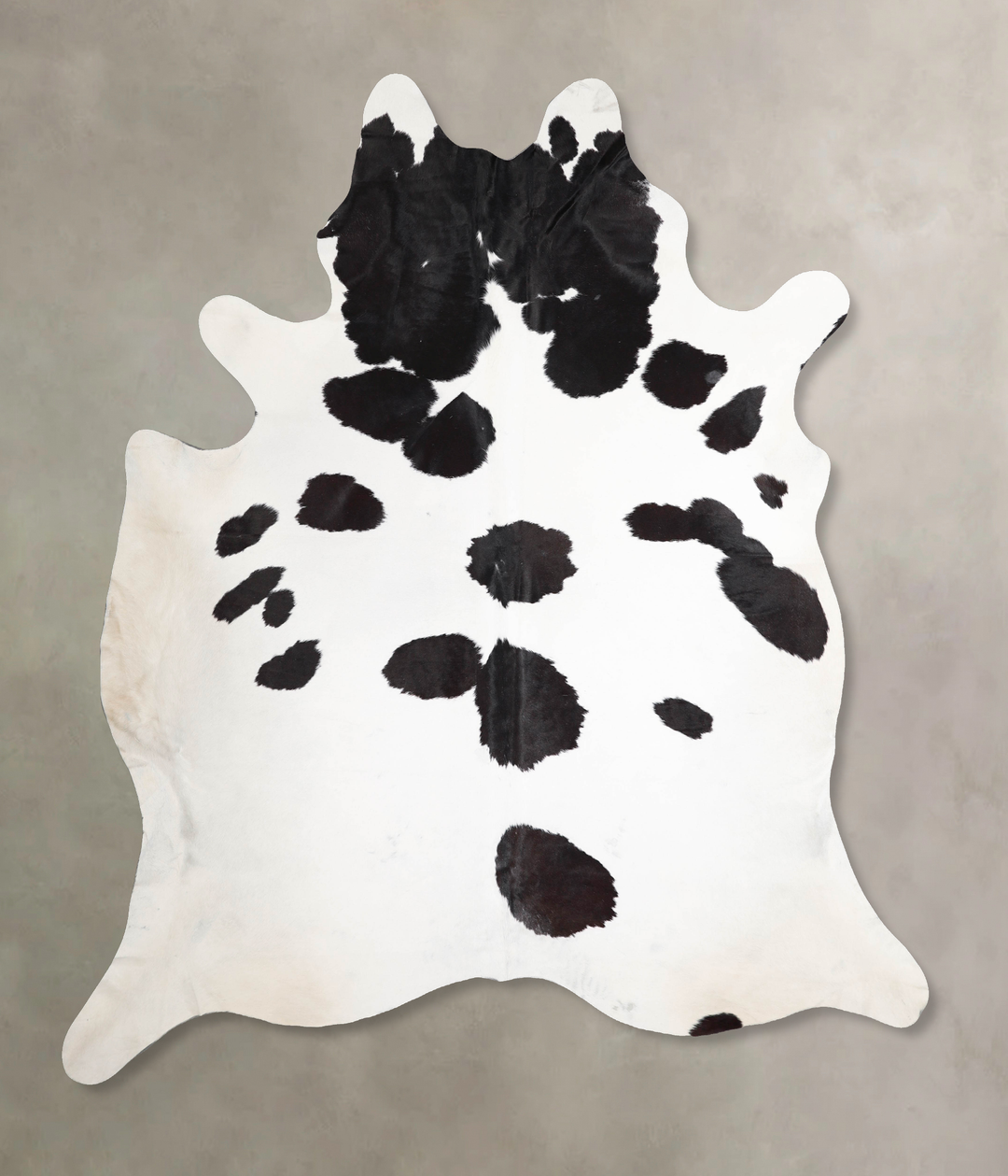 Black and White XX-Large Brazilian Cowhide Rug 8'5"H x 7'7"W #A46320 b
