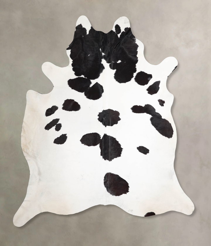 Black and White XX-Large Brazilian Cowhide Rug 8'5"H x 7'7"W #A46320 by Hudson Hides