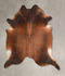 Warm Caramel XX-Large Brazilian Cowhide Rug 7'0