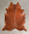 Solid Brown XX-Large Brazilian Cowhide Rug 7'7