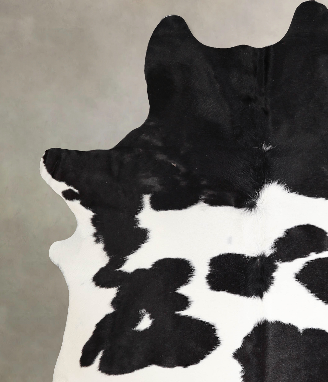 Black and White XX-Large Brazilian Cowhide Rug 8'0"H x 6'7"W #A46412 b