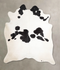 Black and White X-Large Brazilian Cowhide Rug 7'8