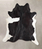 Black and White X-Large Brazilian Cowhide Rug 7'4