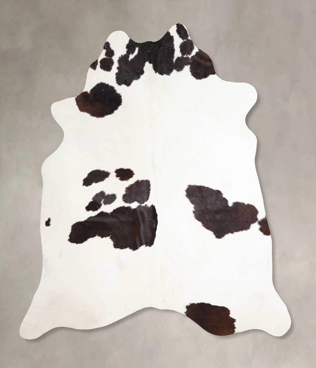 Black and White X-Large Brazilian Cowhide Rug 6'11"H x 6'2"W #A46461 b