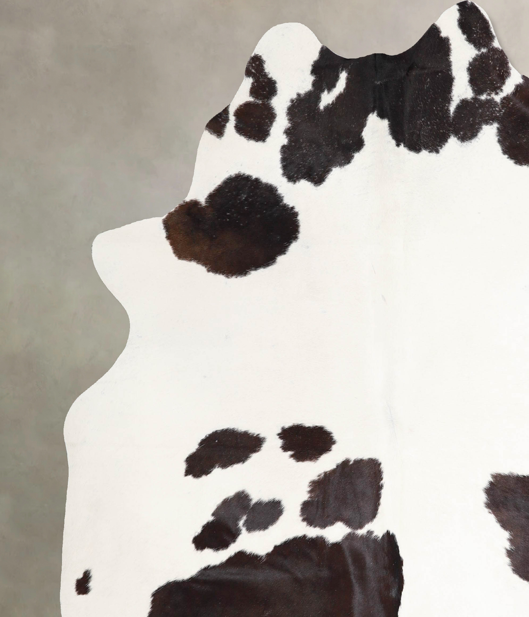 Black and White X-Large Brazilian Cowhide Rug 6'11"H x 6'2"W #A46461 b