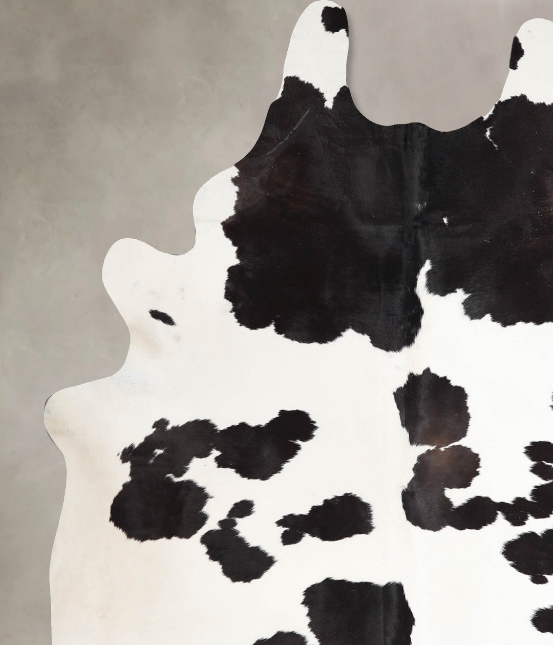 Black and White XX-Large Brazilian Cowhide Rug 8'5"H x 7'1"W #A46471 b