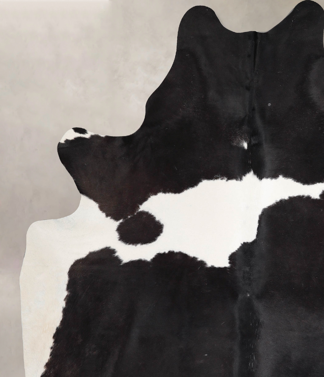 Black and White XX-Large Brazilian Cowhide Rug 7'11"H x 6'6"W #A46477
