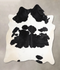 Black and White X-Large Brazilian Cowhide Rug 7'7