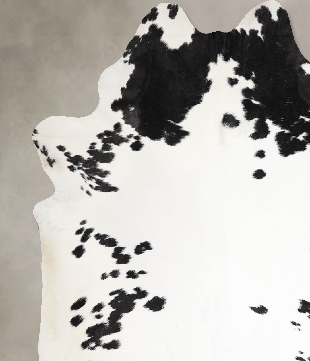 Black and White XX-Large Brazilian Cowhide Rug 8'9"H x 7'9"W #A46506 b