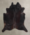 Solid Black X-Large Brazilian Cowhide Rug 6'9