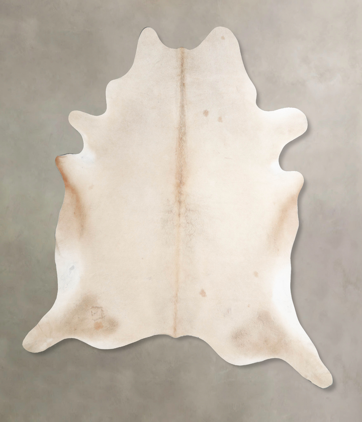 Champagne XX-Large Brazilian Cowhide Rug 7'10"H x 7'3"W #A46577 by Hudson Hides