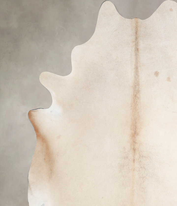 Champagne XX-Large Brazilian Cowhide Rug 7'10"H x 7'3"W #A46577 by Hudson Hides