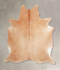 Beige XX-Large Brazilian Cowhide Rug 7'11