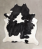 Black and White XX-Large Brazilian Cowhide Rug 8'1