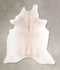 Ivory with Beige X-Large Brazilian Cowhide Rug 7'2
