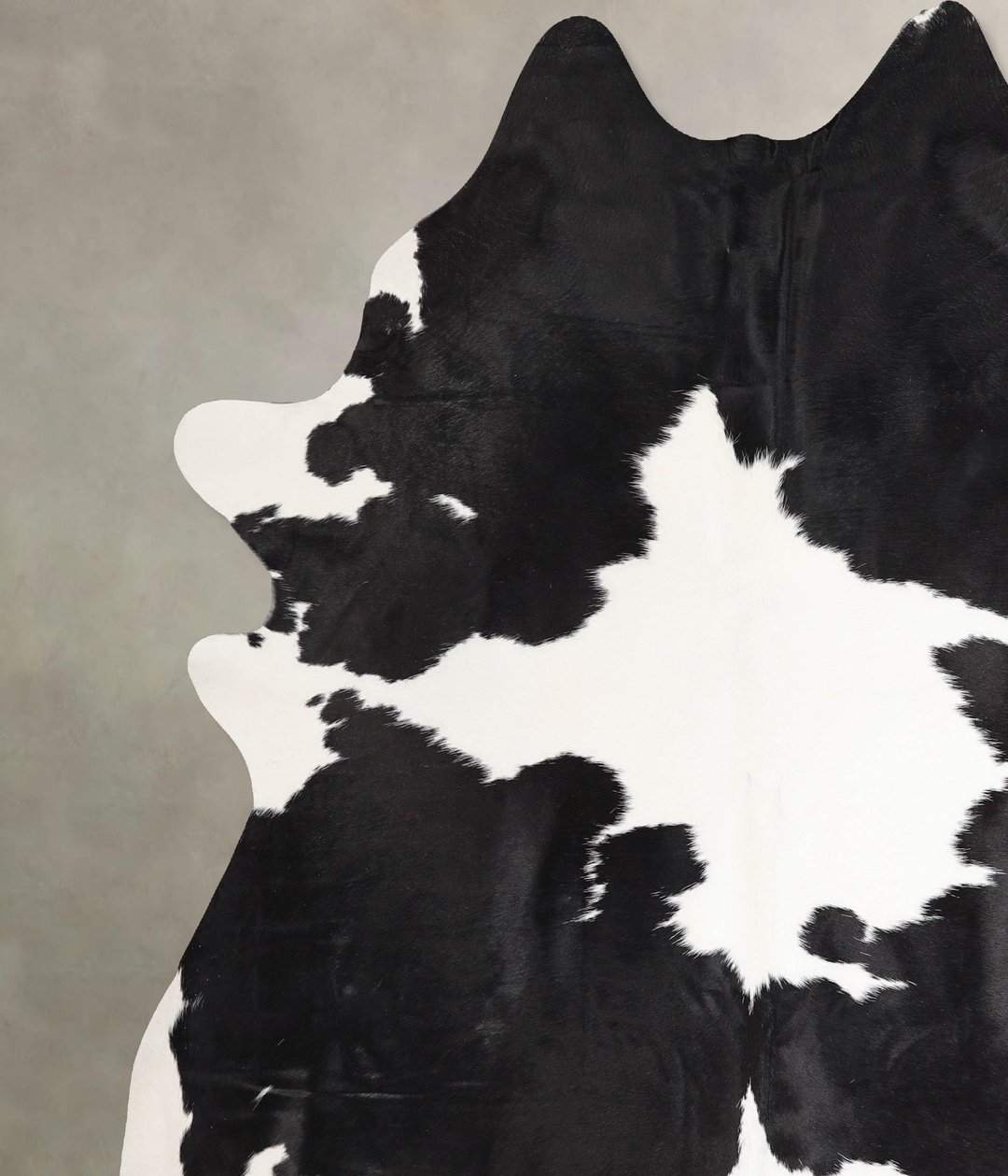 Black and White XX-Large Brazilian Cowhide Rug 8'3"H x 7'0"W #A46702 b