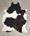 Chocolate and White XX-Large Brazilian Cowhide Rug 8'5
