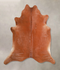Solid Brown XX-Large Brazilian Cowhide Rug 7'2