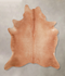 Solid Brown X-Large Brazilian Cowhide Rug 6'9
