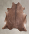 Taupe Large Brazilian Cowhide Rug 6'3