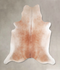 Light Caramel X-Large Brazilian Cowhide Rug 7'1
