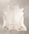 Champagne XX-Large Brazilian Cowhide Rug 7'6