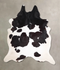 Black and White XX-Large Brazilian Cowhide Rug 8'0