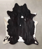 Black and White XX-Large Brazilian Cowhide Rug 8'3