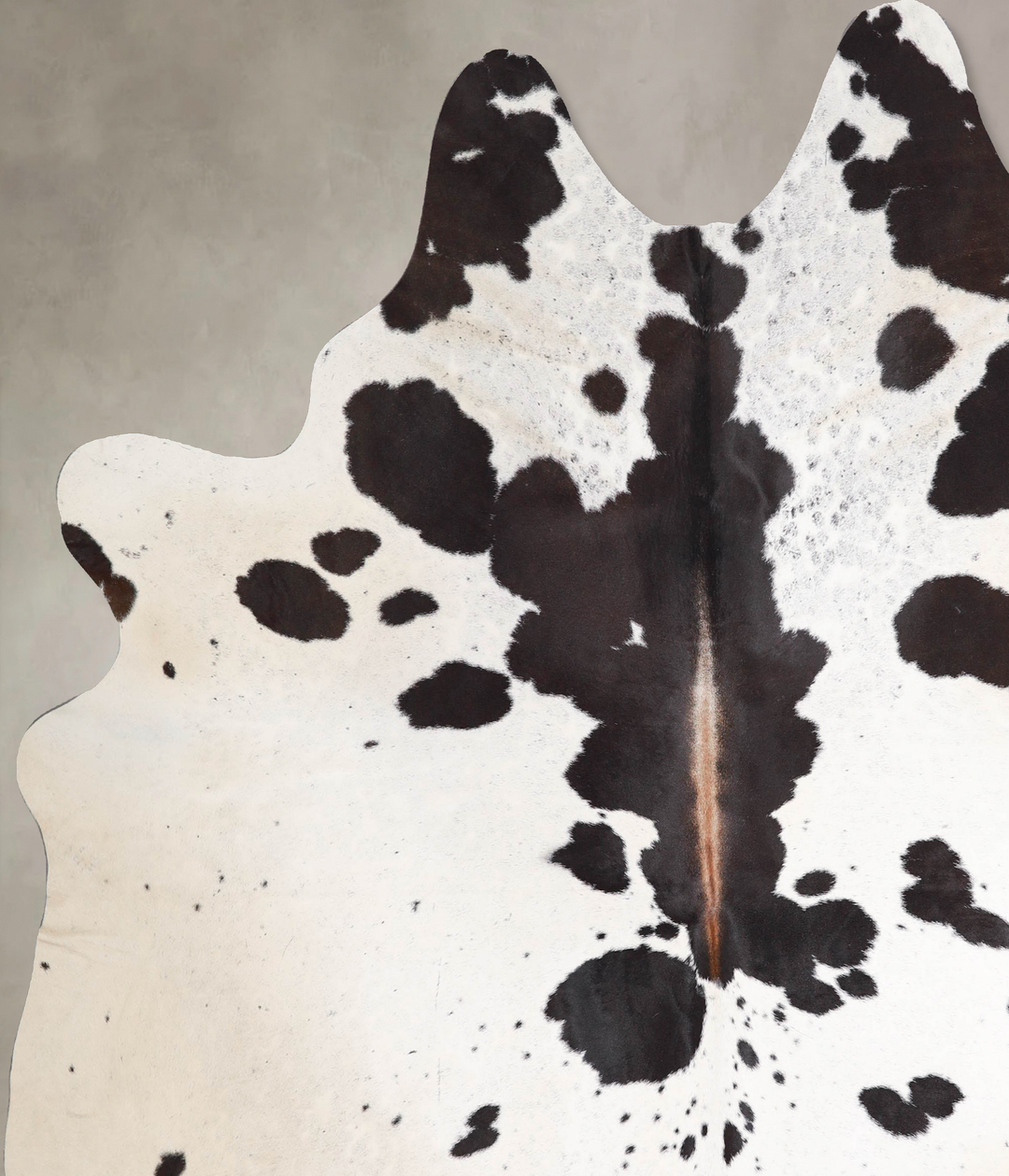 Black and White XX-Large Brazilian Cowhide Rug 8'2"H x 7'4"W #A46868 b
