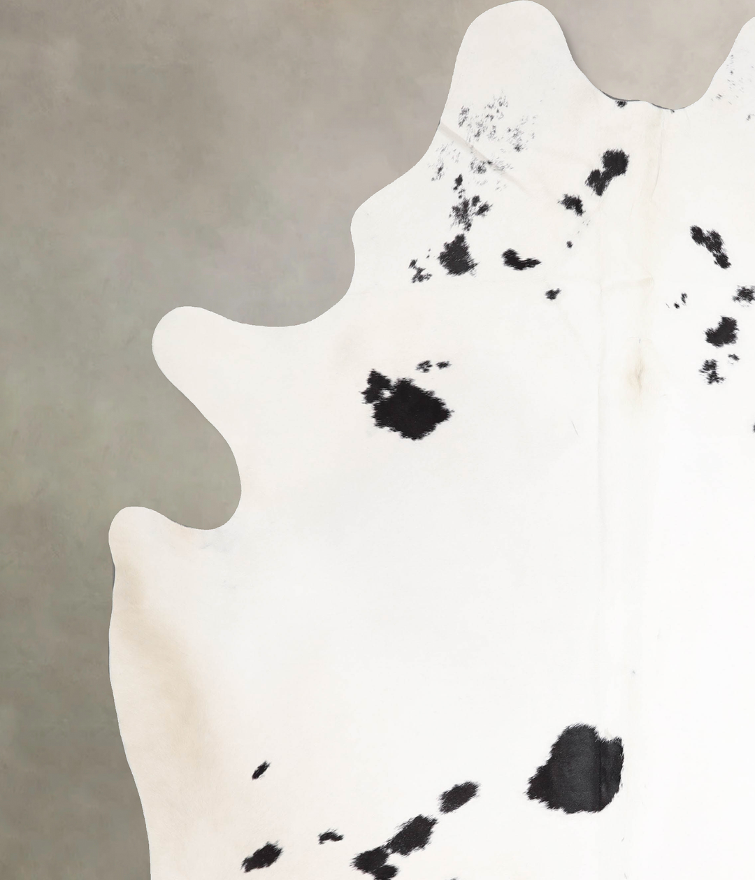 Black and White XX-Large Brazilian Cowhide Rug 8'10"H x 7'1"W #A46871