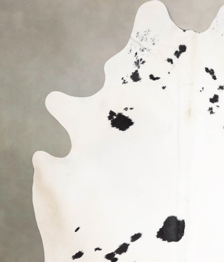 Black and White XX-Large Brazilian Cowhide Rug 8'10"H x 7'1"W #A46871 by Hudson Hides