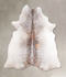 Salt and Pepper Brown X-Large Brazilian Cowhide Rug 7'4