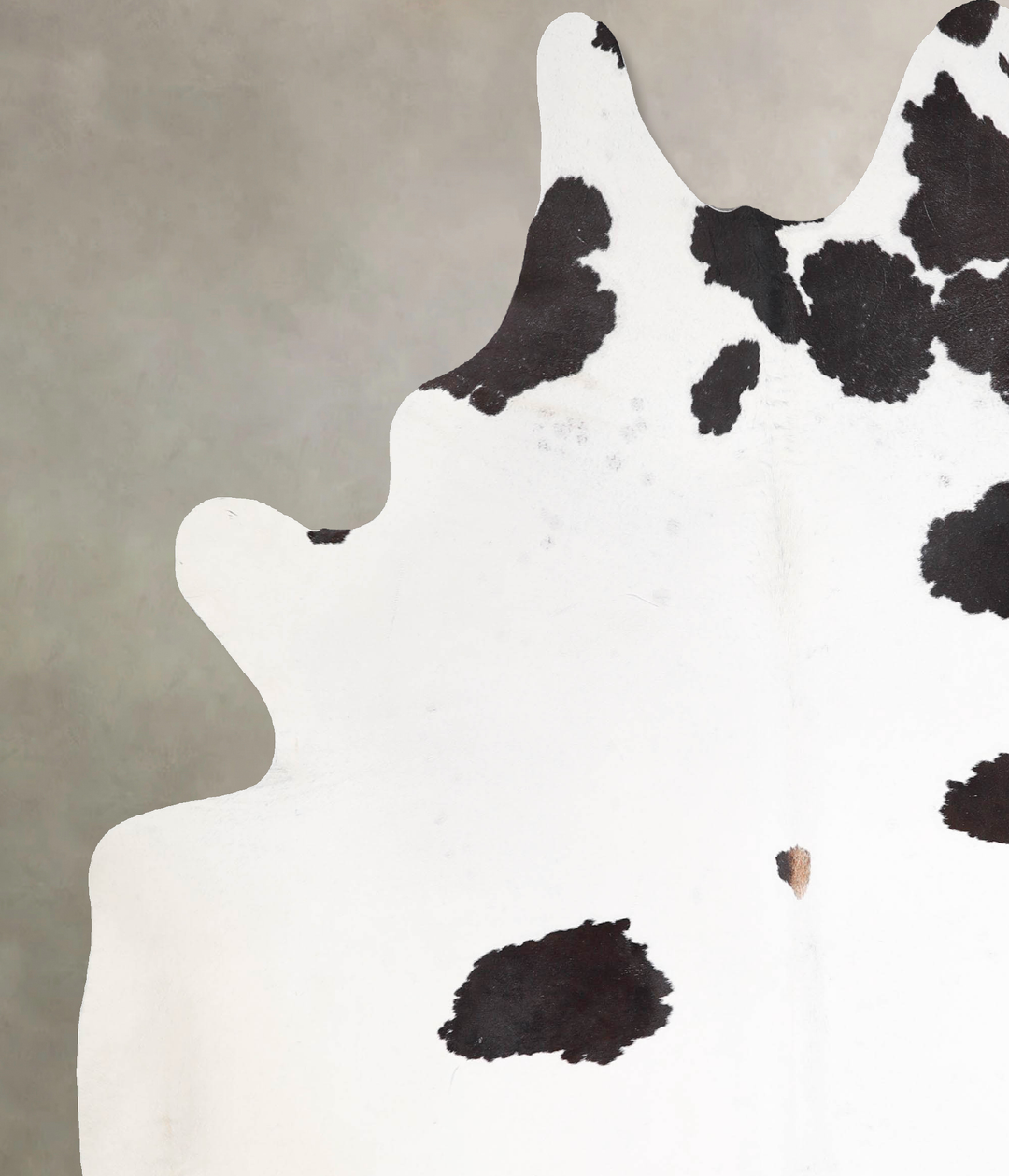 Black and White X-Large Brazilian Cowhide Rug 7'10"H x 6'2"W #A46945 b