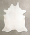 Ivory with Beige XX-Large Brazilian Cowhide Rug 8'5