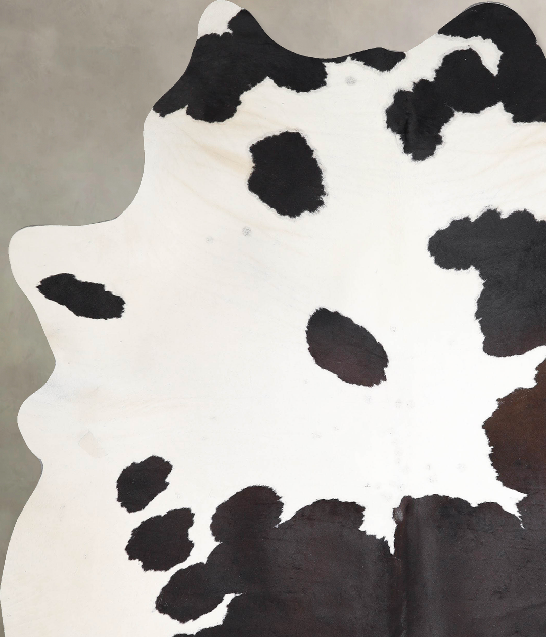 Black and White XX-Large Brazilian Cowhide Rug 8'0"H x 6'6"W #A46955 b