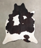 Black and White XX-Large Brazilian Cowhide Rug 8'2