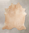 Beige XX-Large Brazilian Cowhide Rug 8'0