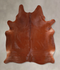 Solid Brown X-Large Brazilian Cowhide Rug 6'11