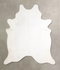 Light Grey X-Large Brazilian Cowhide Rug 7'7