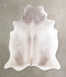 Grey with Beige X-Large Brazilian Cowhide Rug 6'7