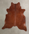 Solid Brown X-Large Brazilian Cowhide Rug 7'0
